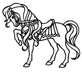 Desenhos de Horse Para Colorir 136