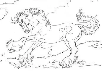 Desenhos de Horse Para Colorir 146