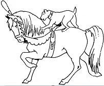 Horse Coloring Pages 33