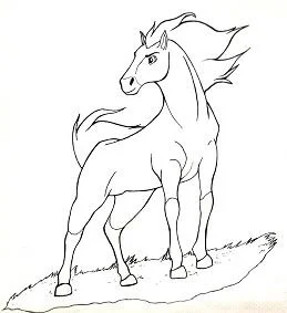 Horse Coloring Pages 37