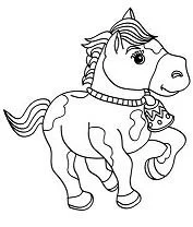 Horse Coloring Pages 56