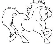 Desenhos de Horse Para Colorir 71