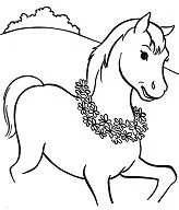 Horse Coloring Pages 75