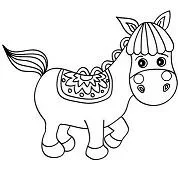 Desenhos de Horse Para Colorir 83