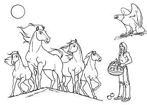 Horse Coloring Pages 88