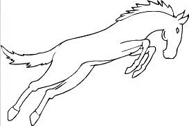 Horse Coloring Pages 98