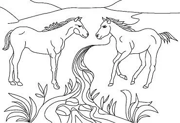 Desenhos de Horse Para Colorir 99