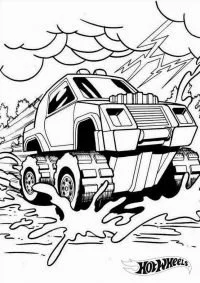 Hot Wheels Para Colorear 51