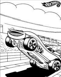 Desenhos de Hot Wheels Para Colorir 55