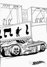 Hot Wheels Coloring Pages 70