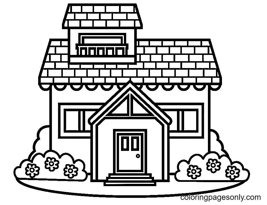 House Coloring Pages 15