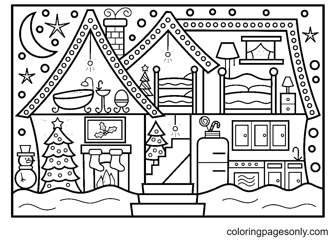 House Coloring Pages 24