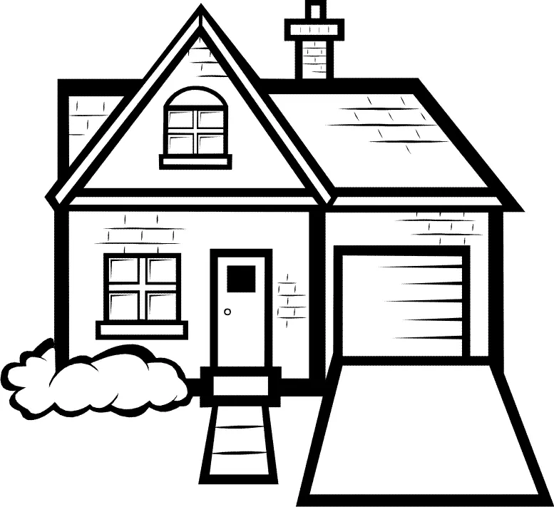 House Coloring Pages 30