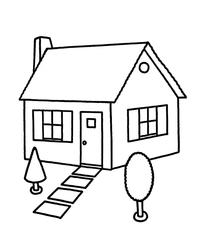 House Coloring Pages 37