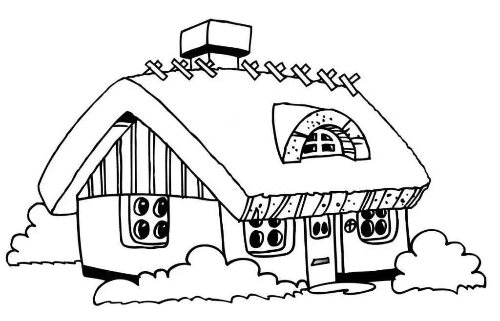 House Coloring Pages 48