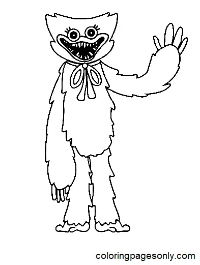 Huggy Wuggy Coloring Pages 88