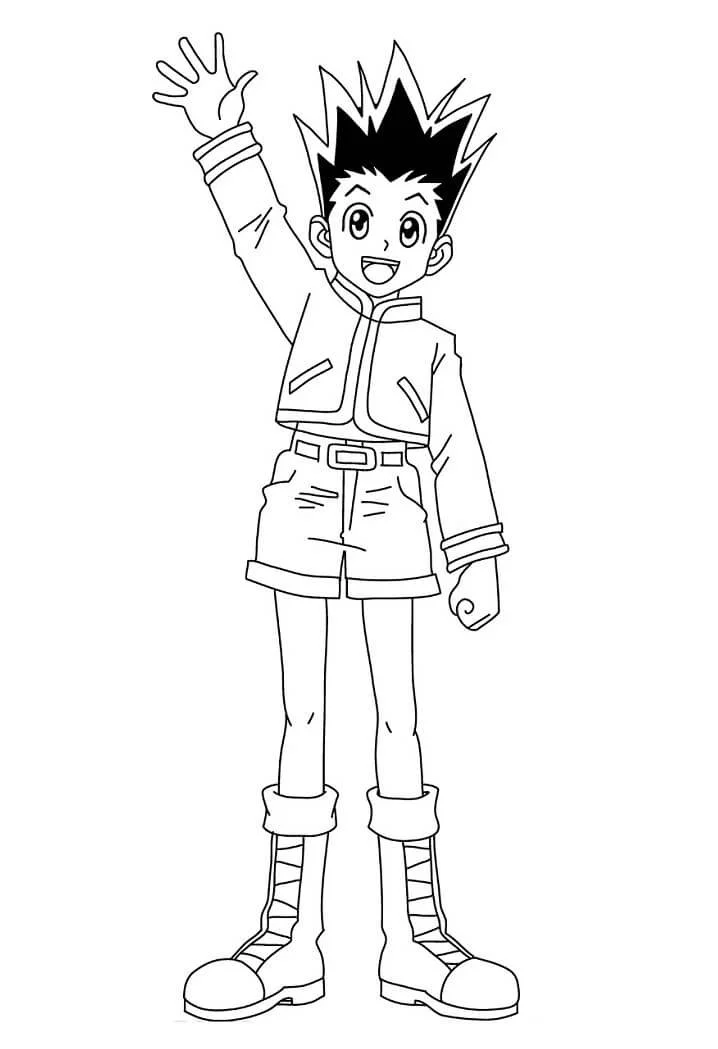 Desenhos de Hunter x Hunter Para Colorir 10