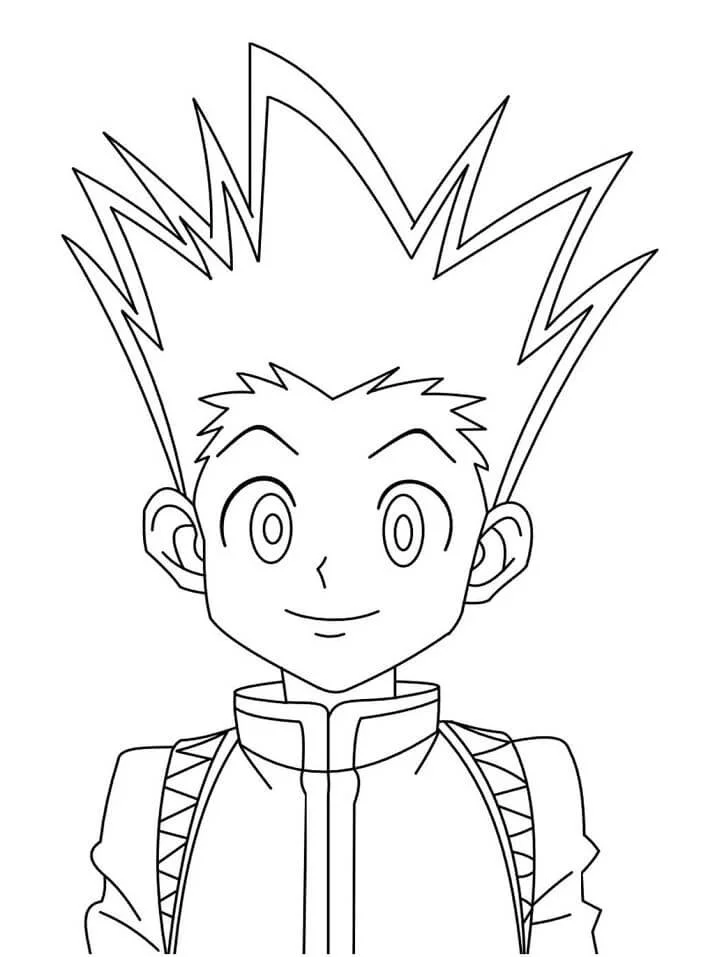 Desenhos de Hunter x Hunter Para Colorir 19