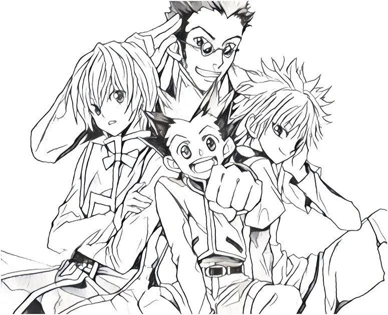 Desenhos de Hunter x Hunter Para Colorir 26