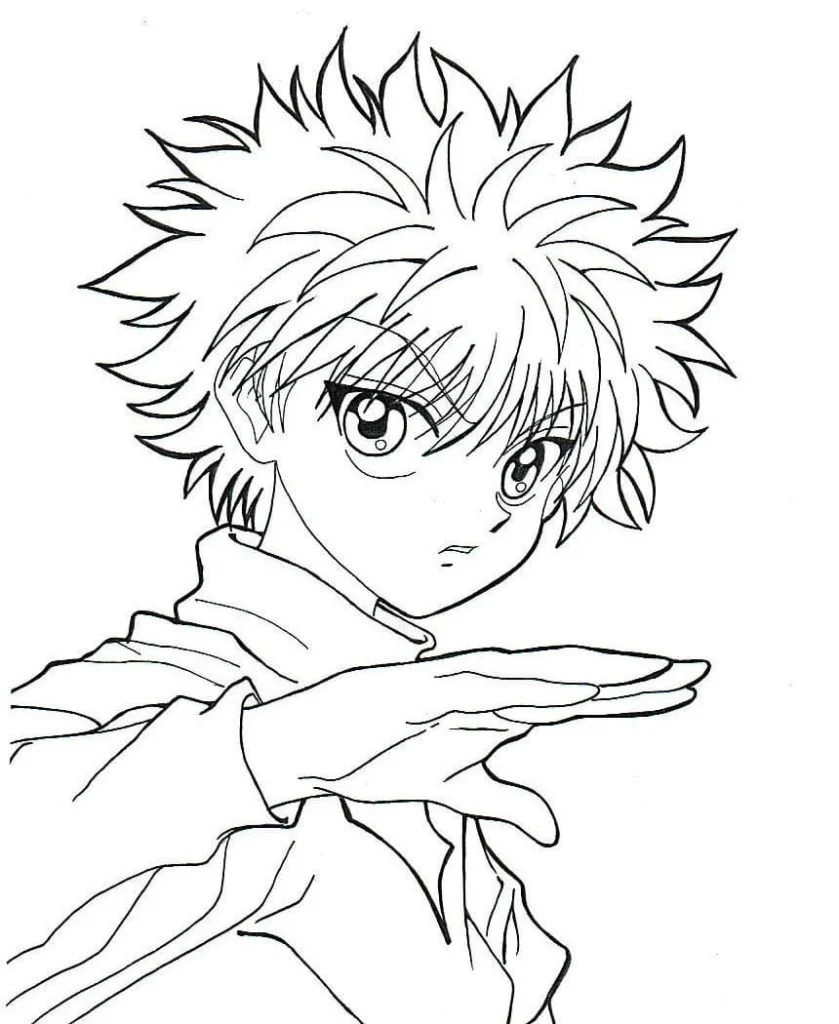 Desenhos de Hunter x Hunter Para Colorir 7