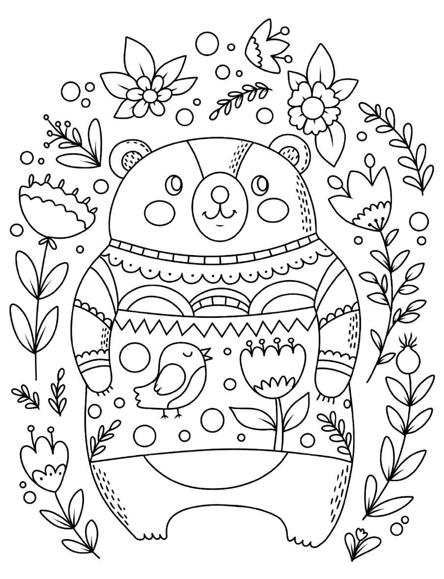 Hygge Escandinavo Para Colorir 4