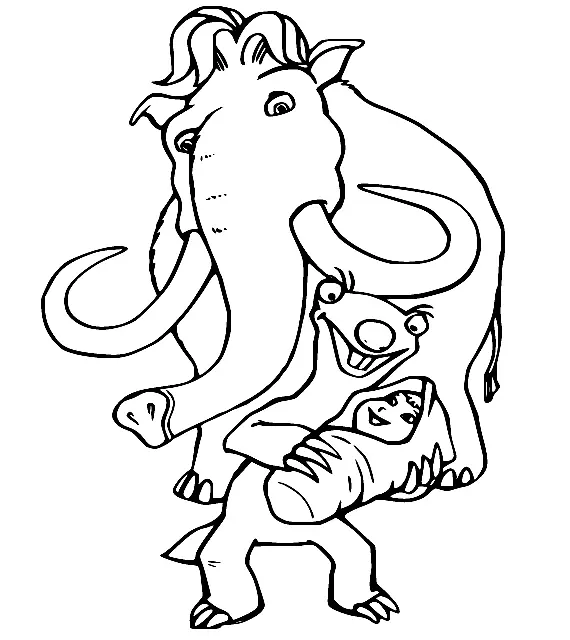 Ice Age Coloring Pages 60