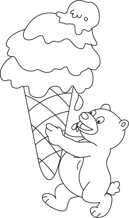 Ice Cream Coloring Pages 52