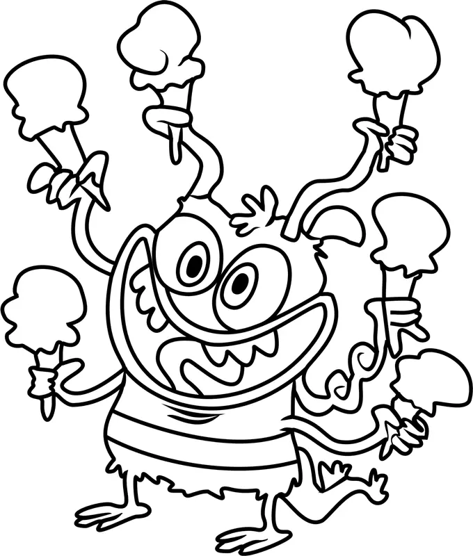 Ice Cream Coloring Pages 56