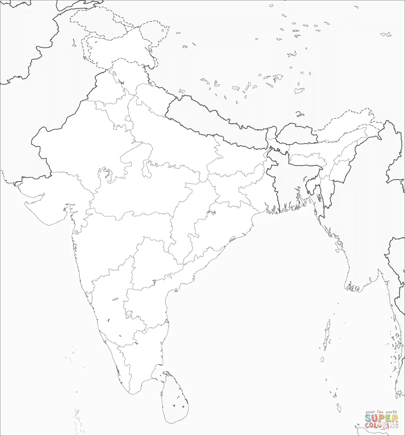 India coloring pages 56