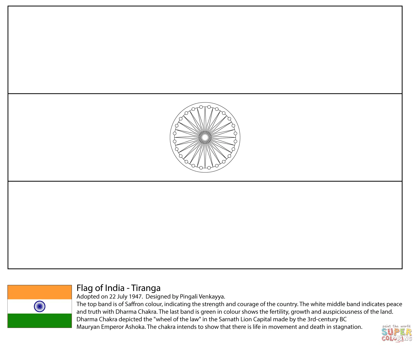 india para Colorir 57