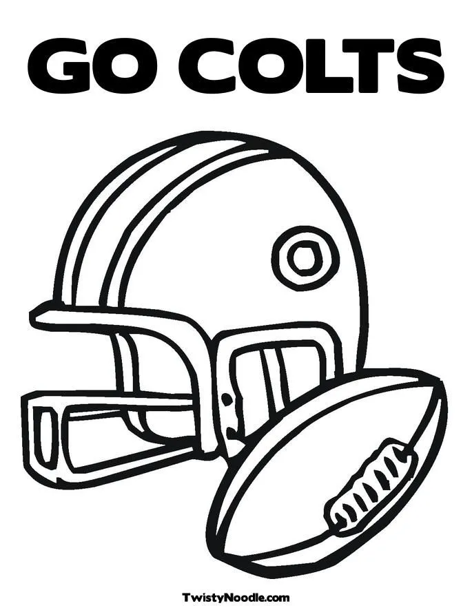 Indianapolis Colts Para Colorear