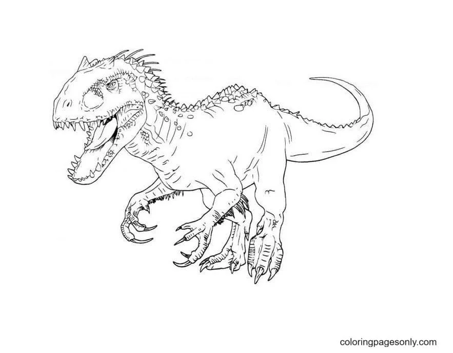 Indominus Para Colorear 13