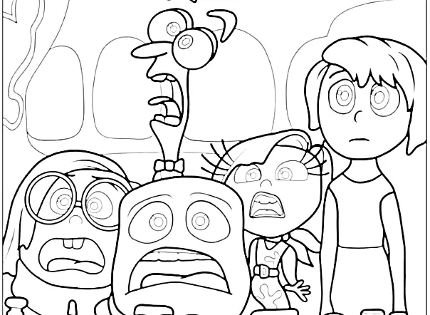 Inside Out 2 Para Colorir 23