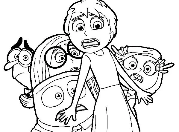 Inside Out 2 Para Colorir 28