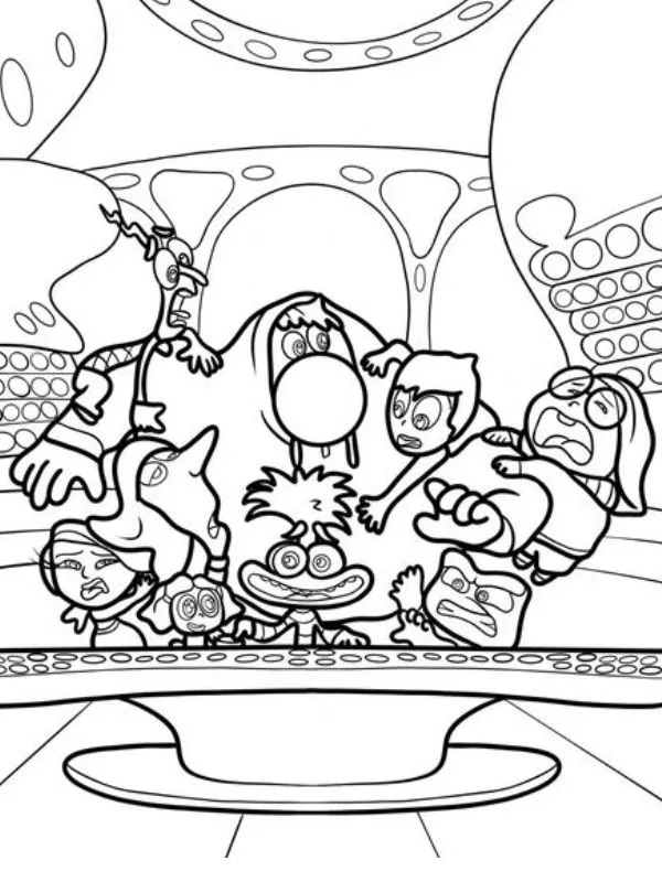 Inside Out 2 Para Colorir 40