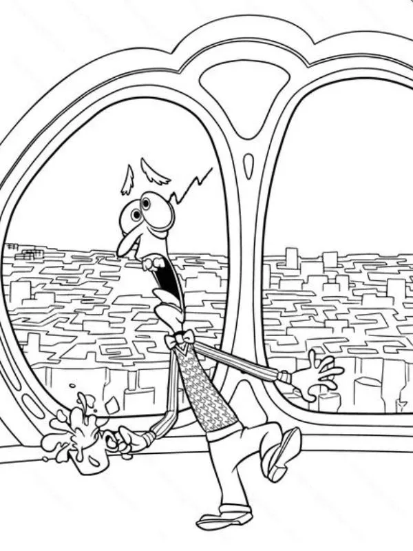 Inside Out 2 coloring pages 57