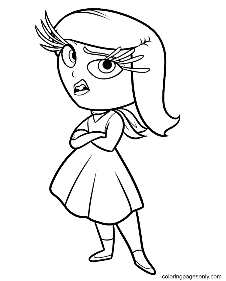 Inside Out Coloring Pages 13