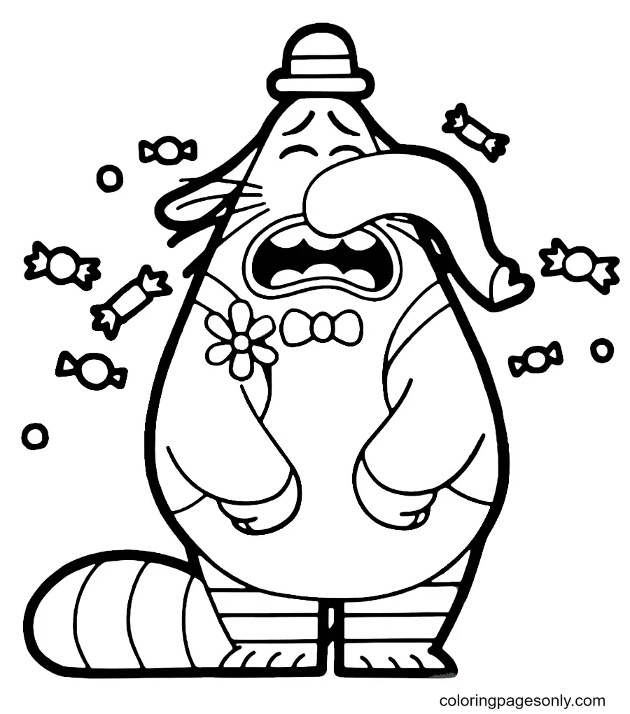 Inside Out Coloring Pages 18