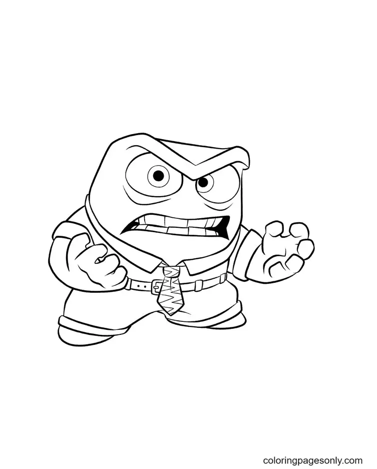 Inside Out Coloring Pages 22