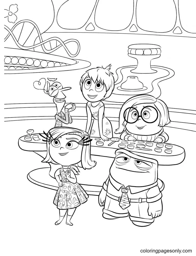 Inside Out Coloring Pages 26