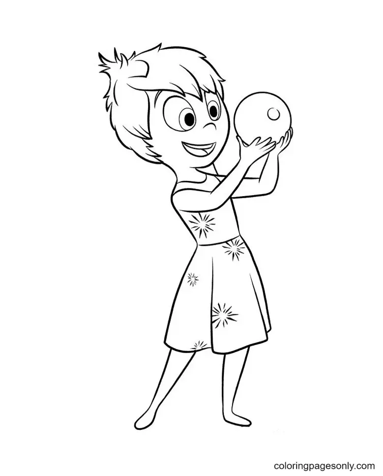 Inside Out Coloring Pages 43