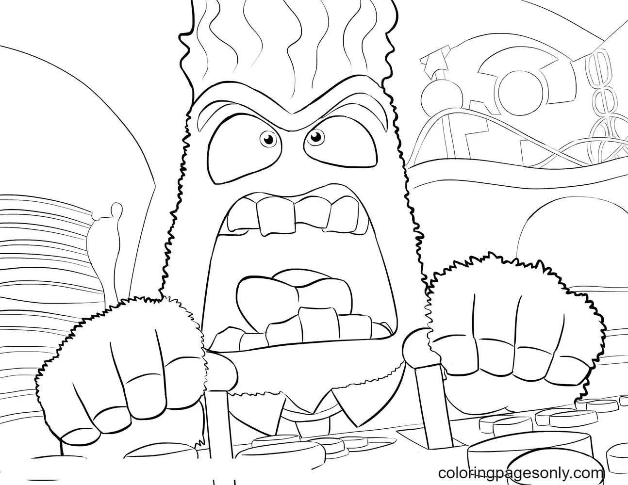 Inside Out Coloring Pages 46