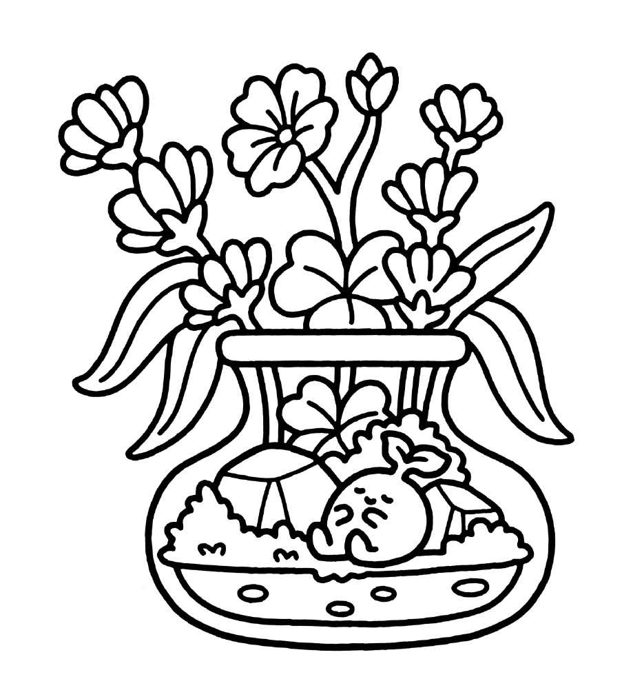 In den Garten Ausmalbilder 52