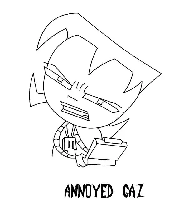 Invader Zim Para Colorear 31