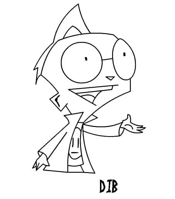 Invader Zim Para Colorear 33