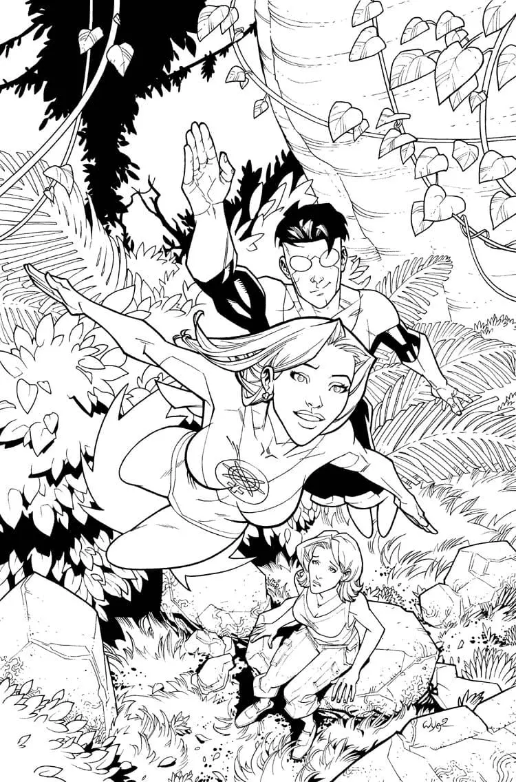 Invincible Coloring Pages