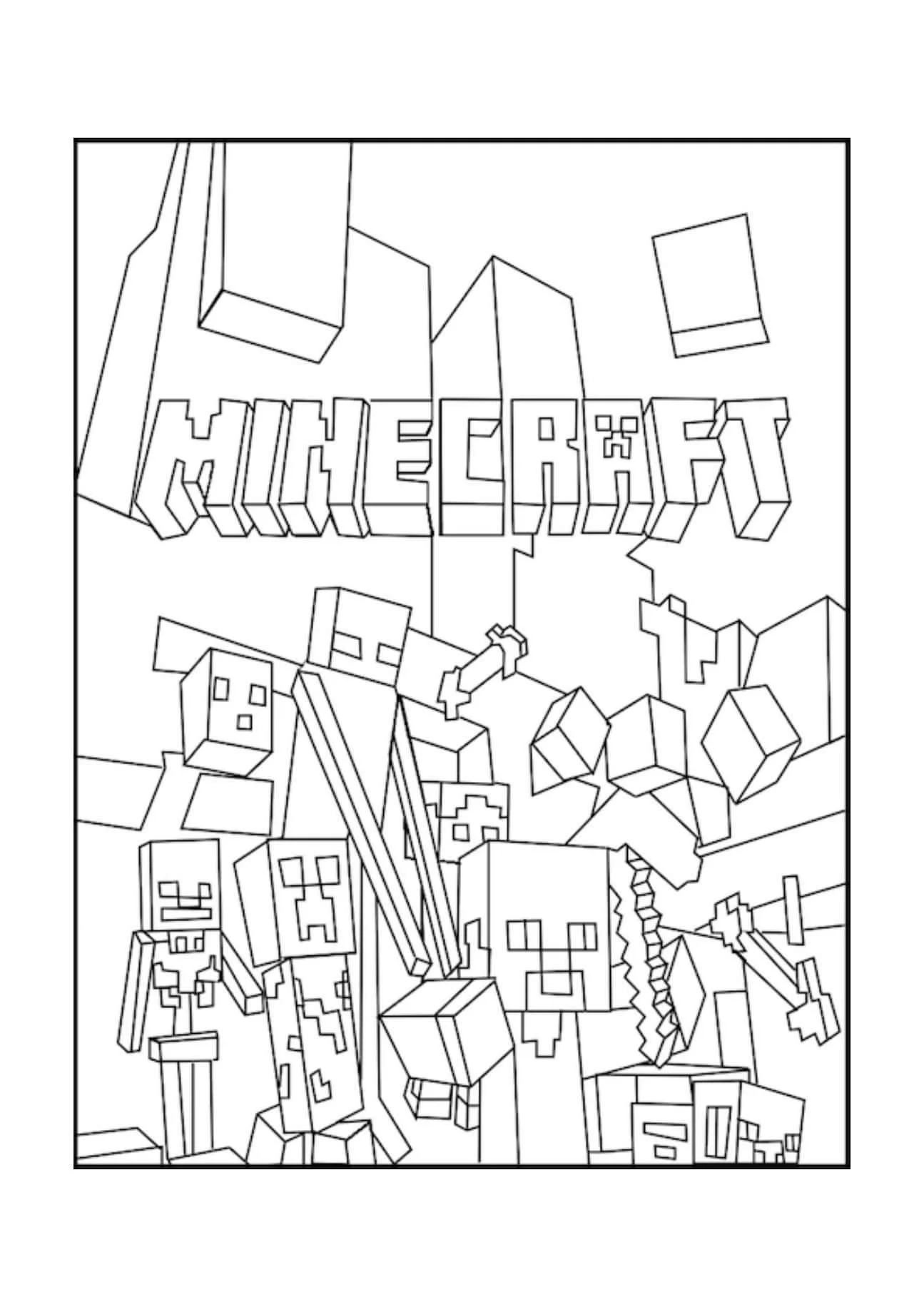 Iron Golem Coloring Pages 14