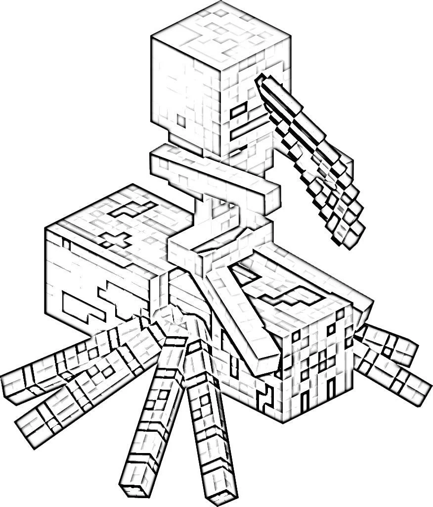 Iron Golem Coloring Pages 4