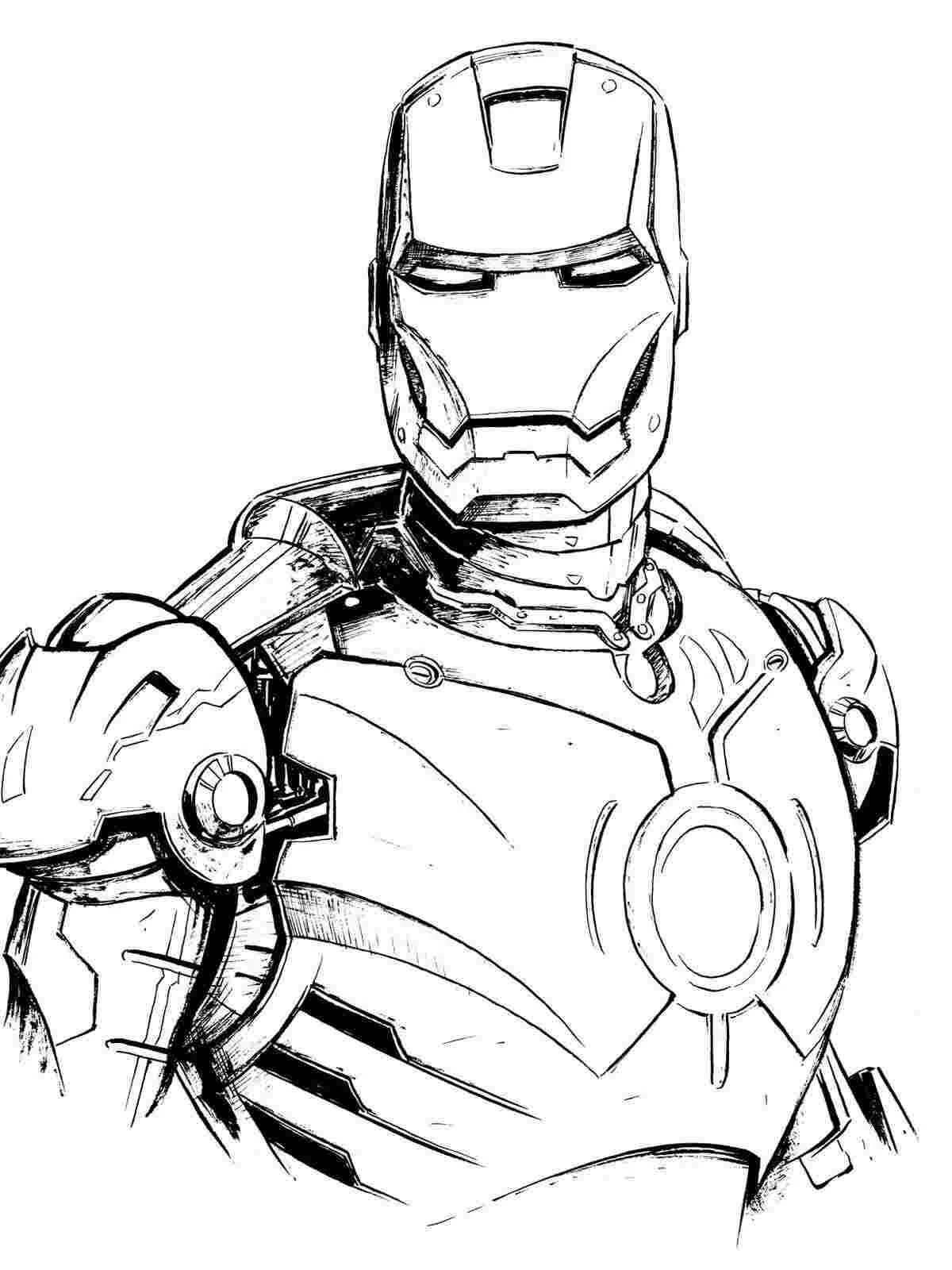 Iron man Coloring Pages 50