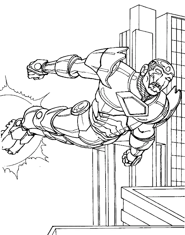 Iron man Coloring Pages 51